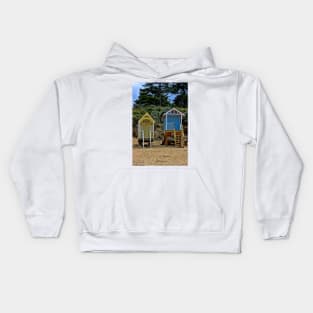 Norfolk Beach Huts Kids Hoodie